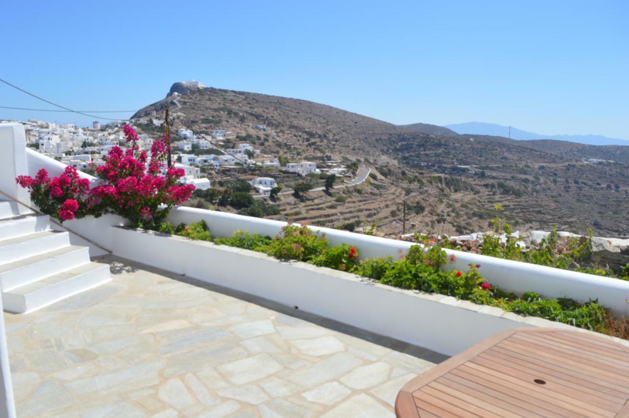 Villa Superb view House-Sikinos Island-Chorio Exterior foto